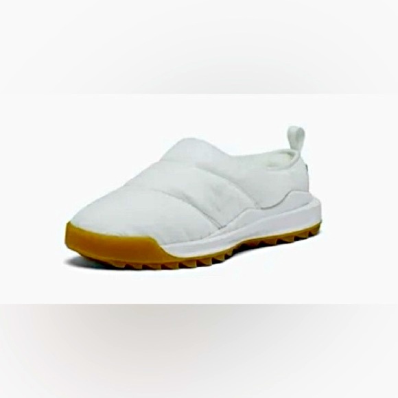 Sorel White and Tan Nylon/Rubber Slip-Ons Size 7.5 - Picture 1 of 7
